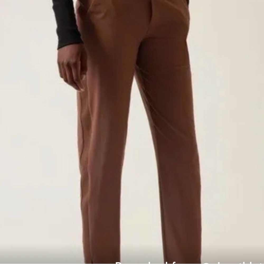 Athleta Brooklyn Ankle Pant Mahogany Brown Size 2